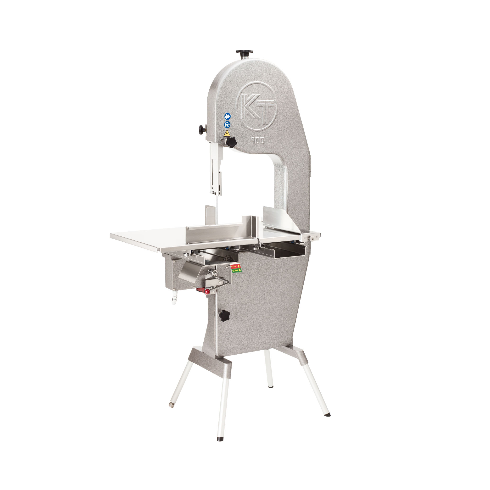 Classic KT-400 band saw shown from the side