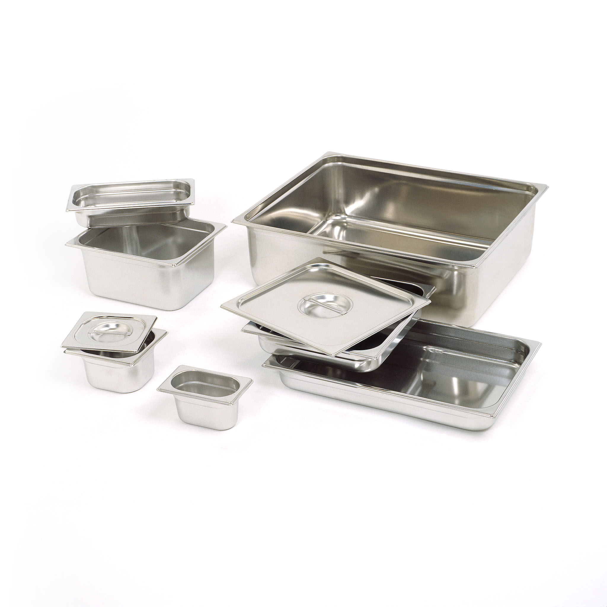 Gastronorm trays in various sizes